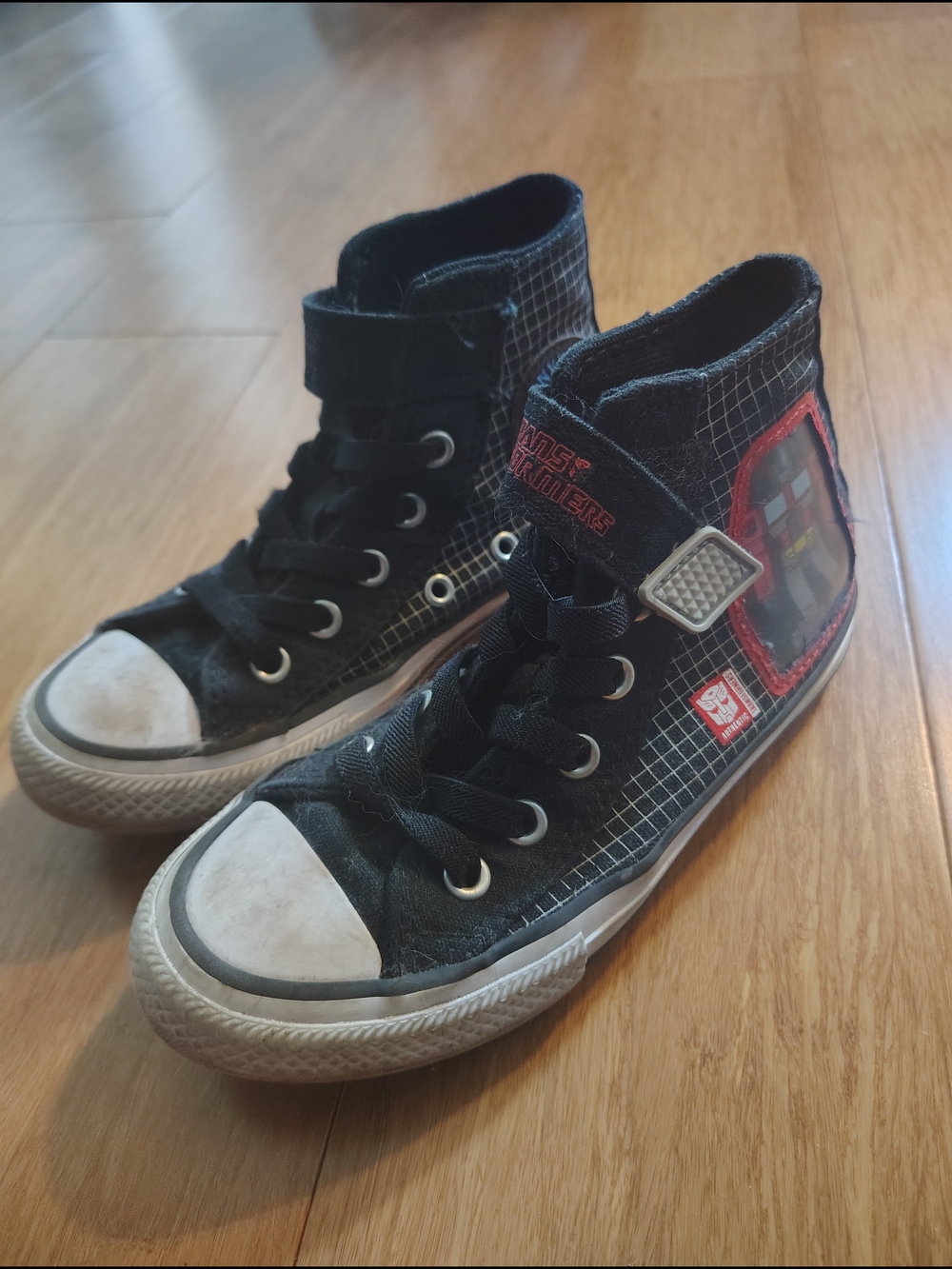 Transformers Converse Black Canvas High-Top Sneakers